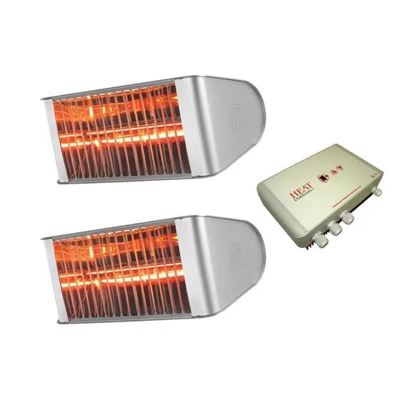 Warehouse Infrared Heater 4.8kW Pack B with Variable Controller - Heat Outdoors- Industrial Heater