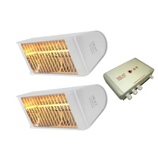 Warehouse Infrared Heater 4.8kW Pack B with Variable Controller - Heat Outdoors- Industrial Heater